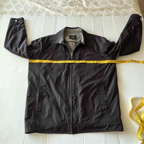 Scala Milano Fashion Full Zipper Lightweight WindbreakerJacket Black Size Medium - Picture 8 of 9